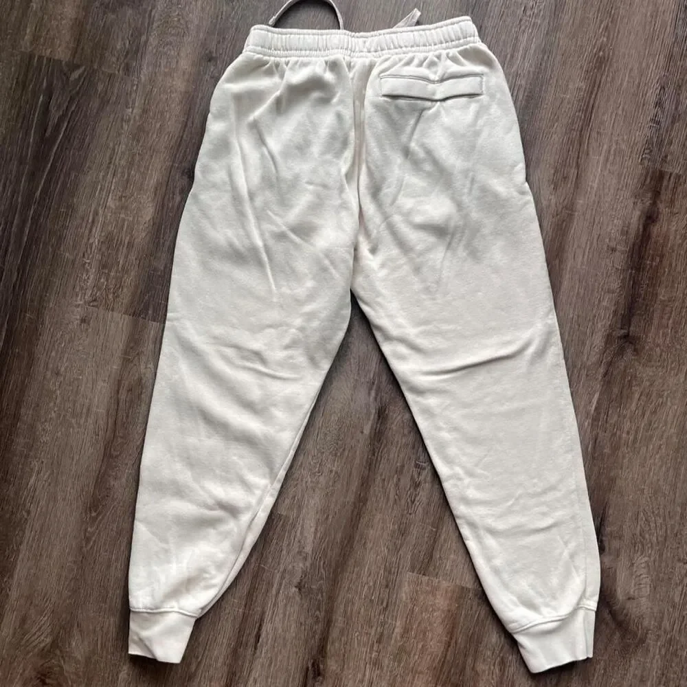 Nike Women's Cream and White Joggers-tracksuits
